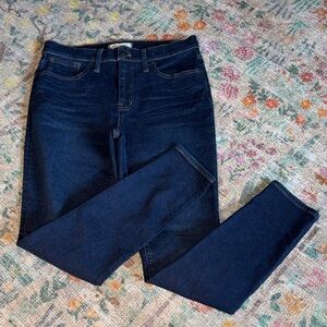 Madewell Dark Blue Women's 9” Mid-Rise Skinny Jeans Size 29 NWT